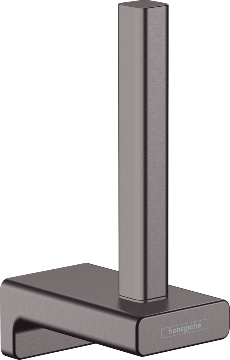 Hansgrohe AddStoris uchwyt na papier toaletowy zapasowy czarny chrom szczotkowany 41756340