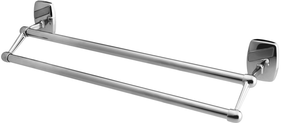 Bisk Oregon wieszak kąpielowy podwójny 61 cm chrom 79715