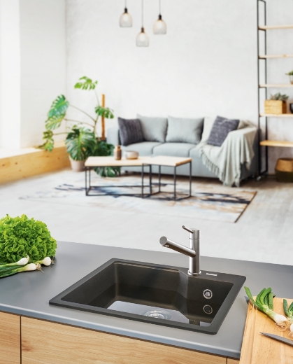 Franke Urban zlewozmywak granitowy 56x50 cm łupkowy szary 114.0716.361