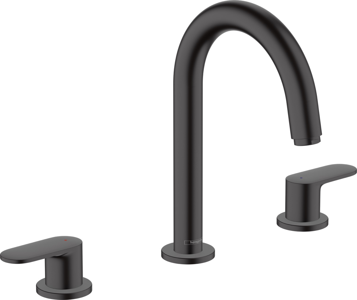 Hansgrohe Vernis Blend bateria umywalkowa 3-otworowa EcoSmart czarny mat 71553670
