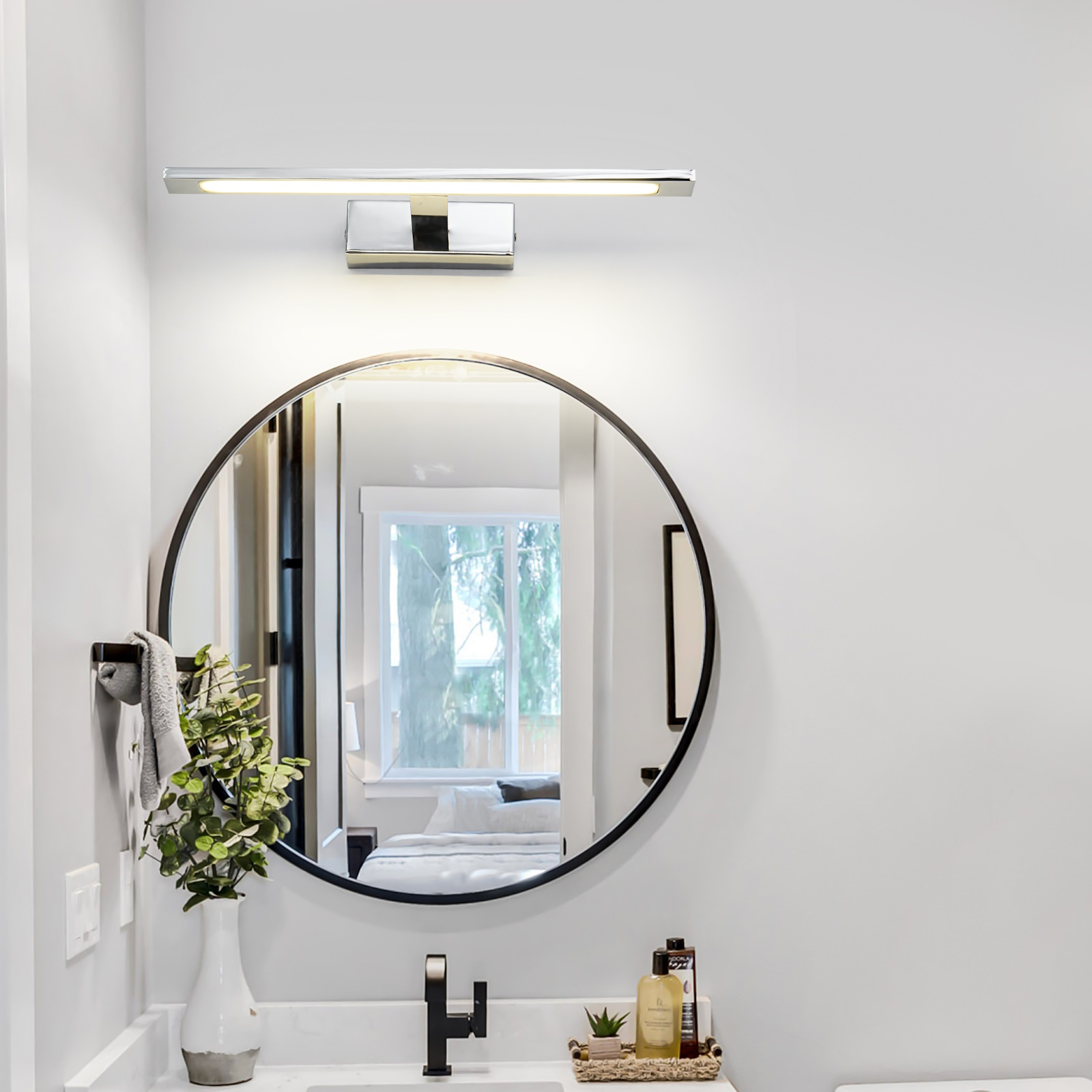 Light Prestige Isla kinkiet 1x12W LED chrom GS-LWB-12WCHCCT