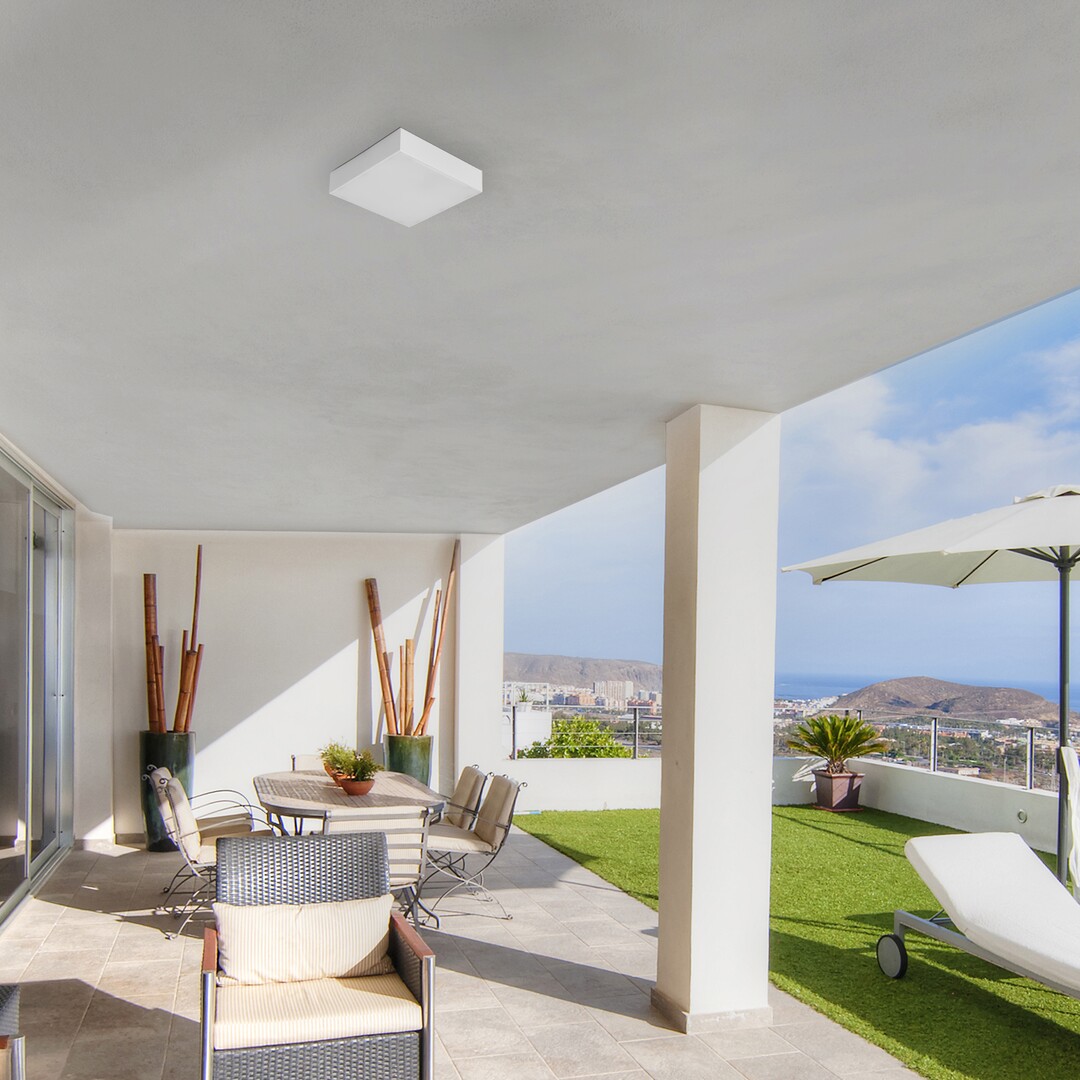 Rabalux Tartu plafon zewnętrzny 1x24W LED biały mat 7896 - Wysyłka w 24h