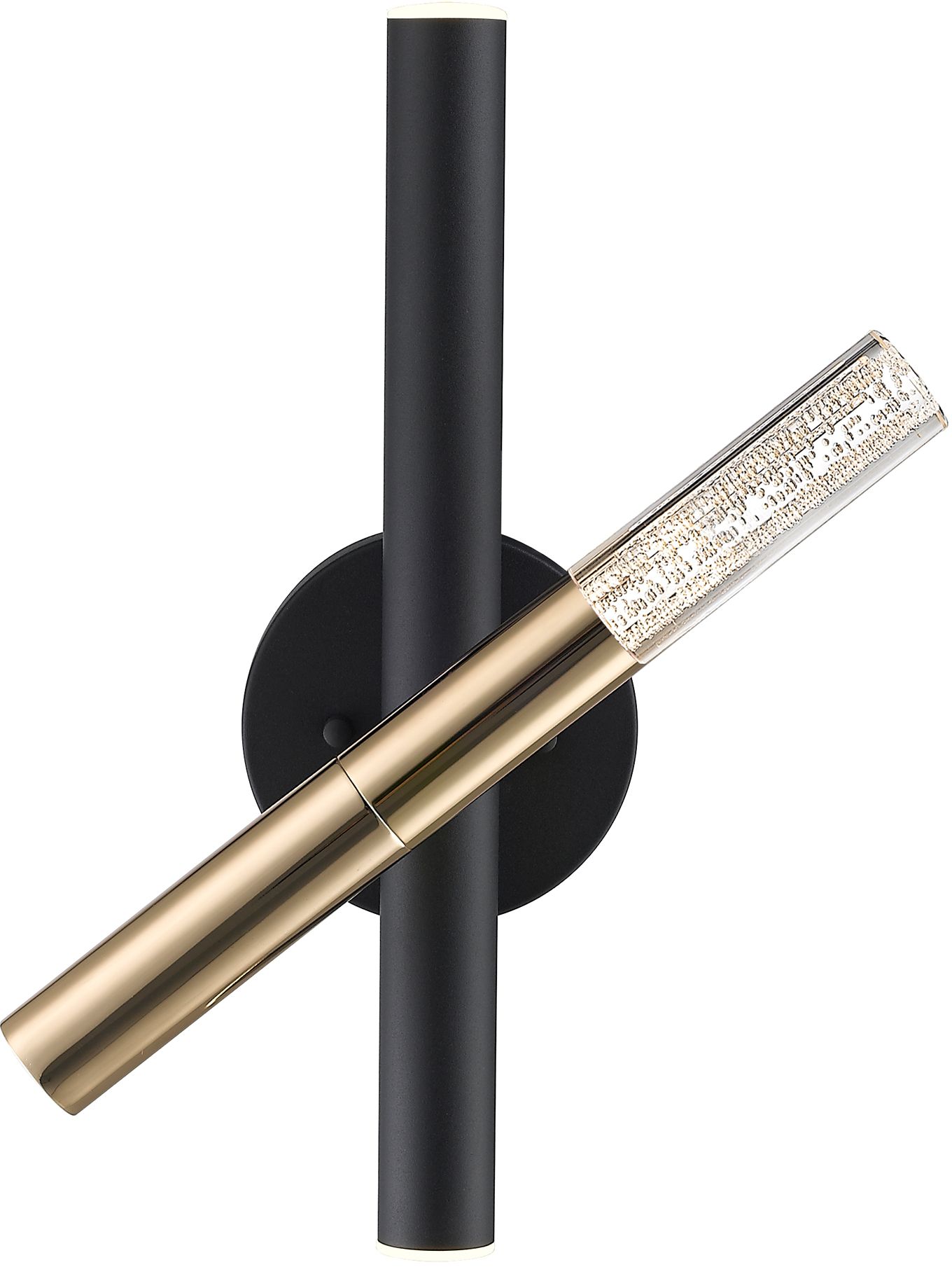 Zuma Line One kinkiet 3x5W LED czarny mat/złoty W0461-03L-P7SD