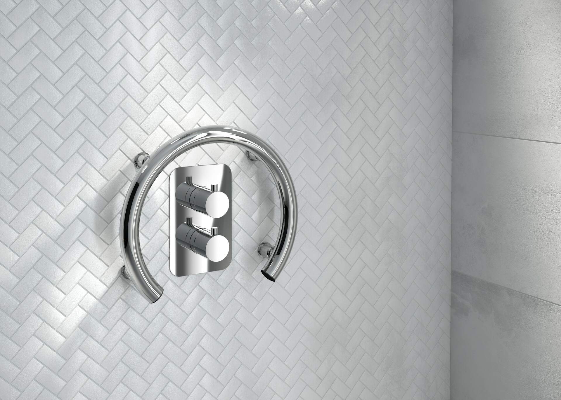 Deante Box bateria wannowo-prysznicowa podtynkowa termostatyczna chrom BXY_0EBT