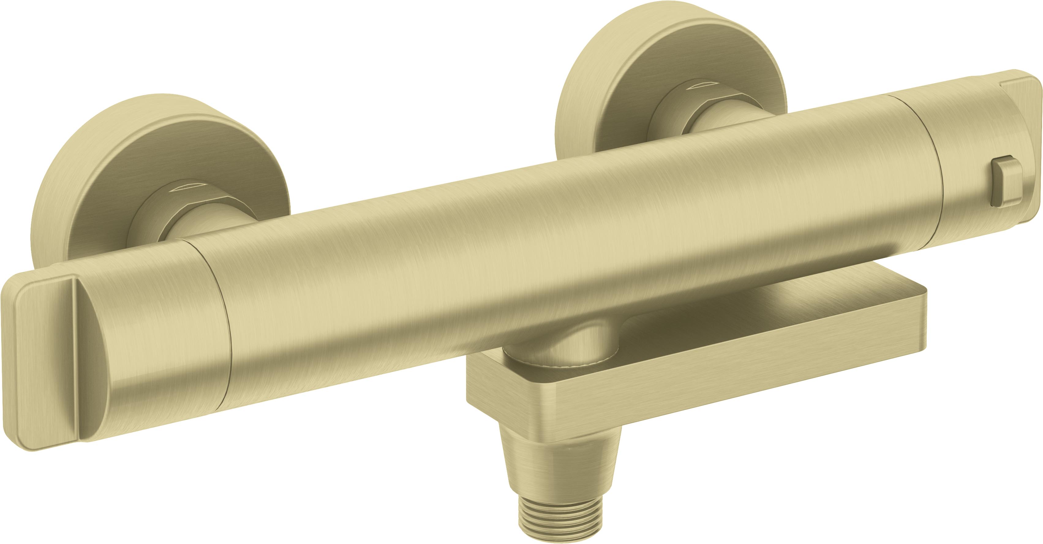 Deante bateria wannowo-prysznicowa ścienna termostatyczna złota BCHR1BT