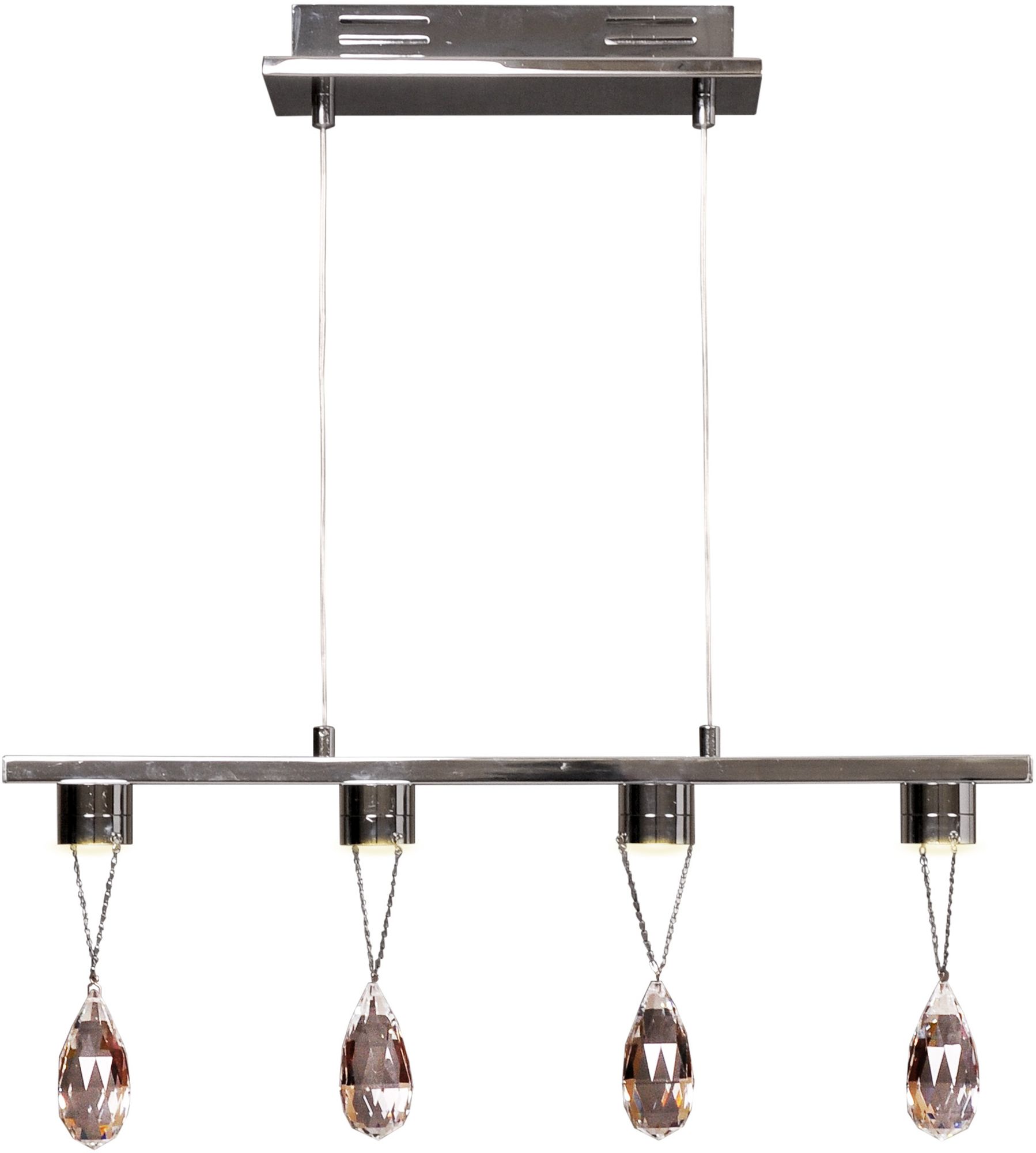 Candellux Prisma lampa wisząca 4x3W LED chrom 34-25708