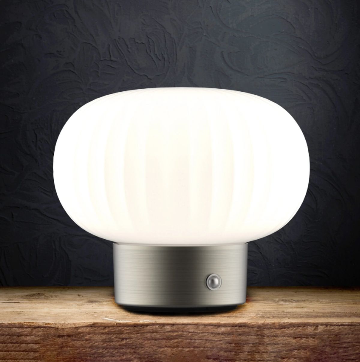 Goldlux Led Latte lampa stołowa 1x1,8 W biała-srebrna 329844