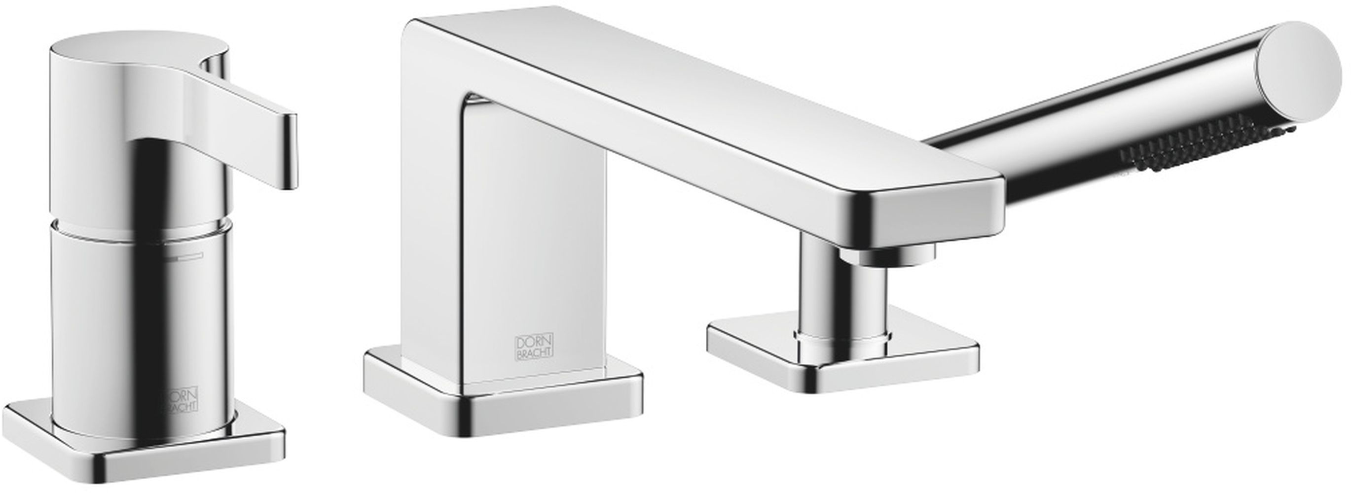 Dornbracht Lulu bateria wannowo-prysznicowa 3-otworowa chrom 27412710-00