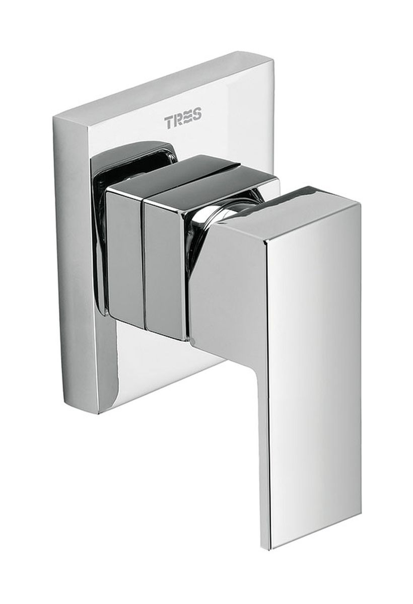 Tres Cuadro-Tres bateria prysznicowa podtynkowa chrom 1.06.177