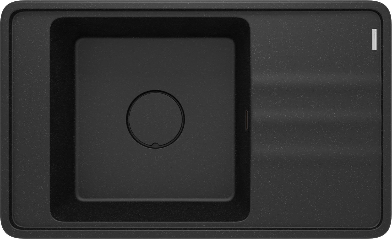 Deante Momi zlewozmywak granitowy 82x50 cm szary/grafitowy/onyx ZKM_G11B - Wysyłka w 24h