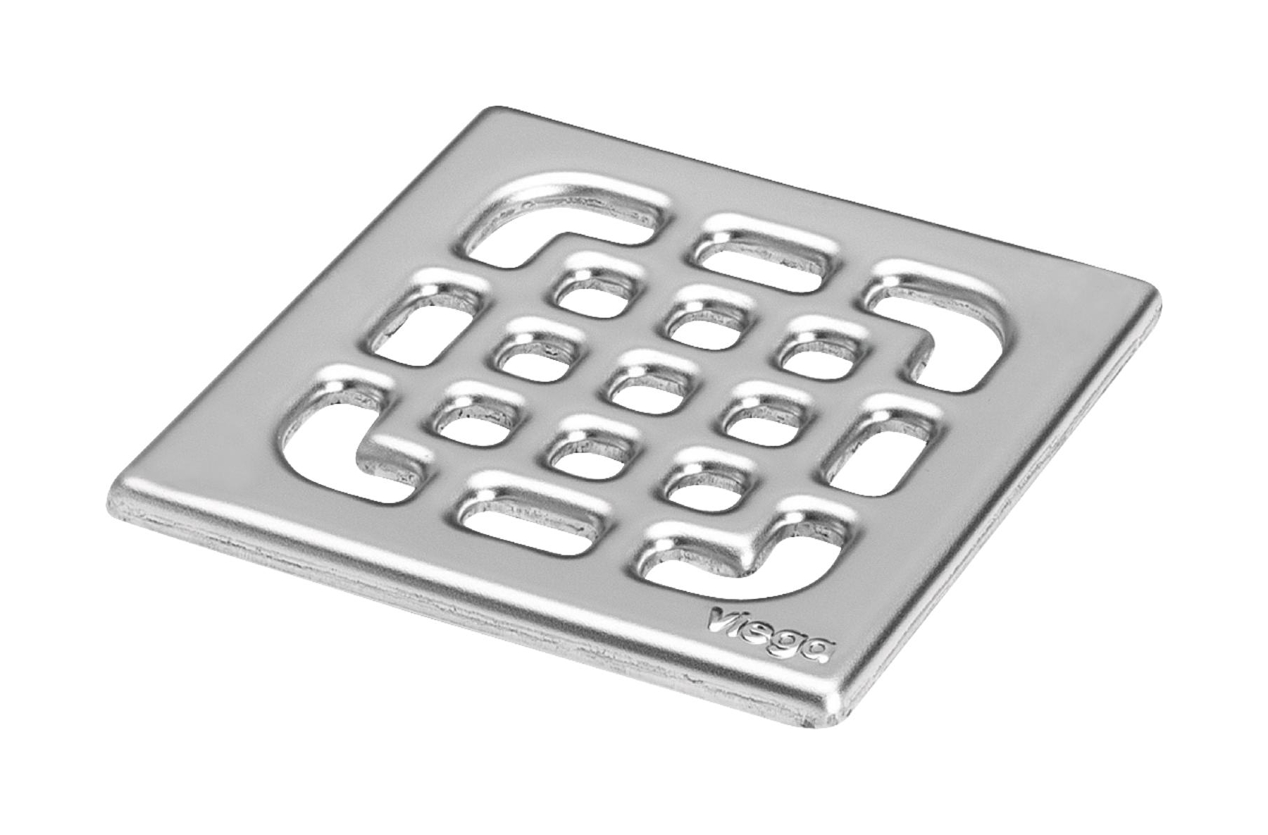 Viega Advantix ruszt odpływu prysznicowego 9,4x9,4 cm stal 554026