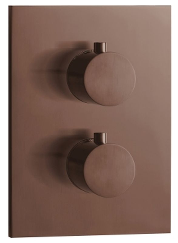 Herzbach Design iX PVD bateria prysznicowa podtynkowa termostatyczna miedź 21.500550.2.39