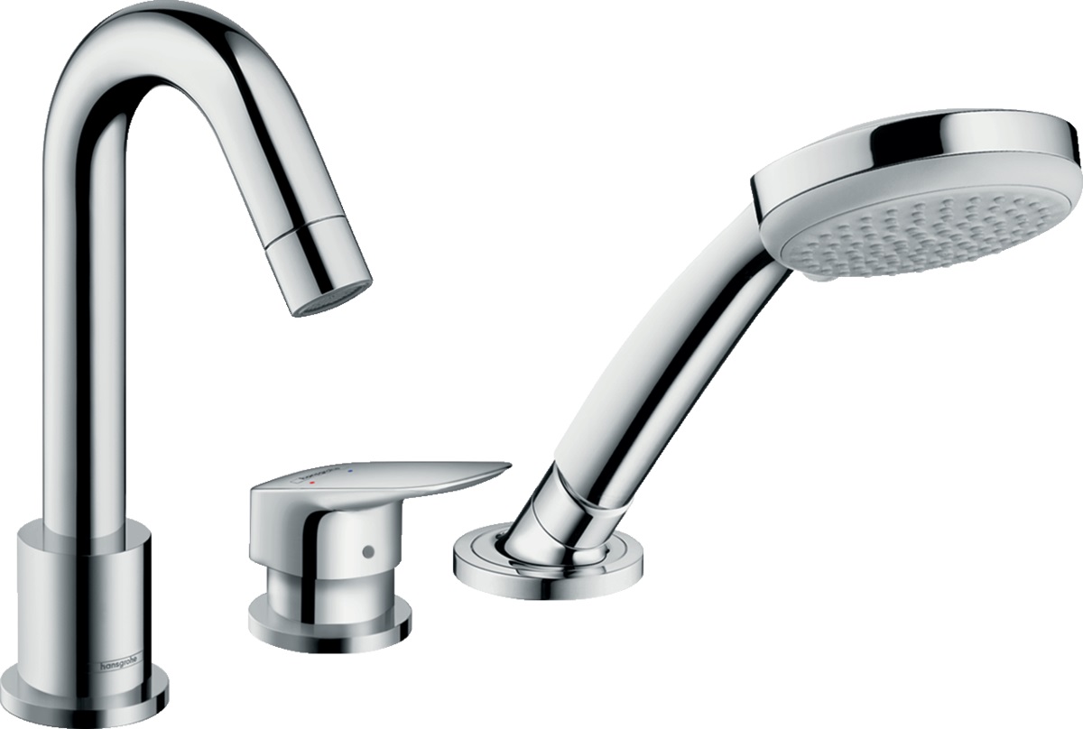Hansgrohe Logis bateria wannowo-prysznicowa 3-otworowa chrom 71310000