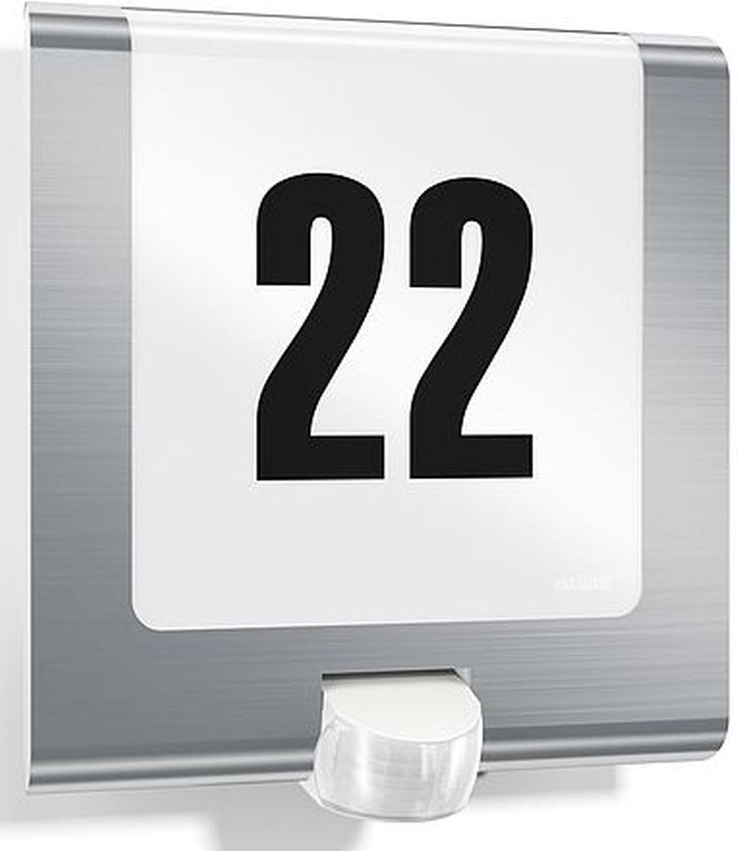 Steinel L 220 kinkiet zewnętrzny 1x7,5W LED z czujnikiem ruchu stal szlachetna ST010454