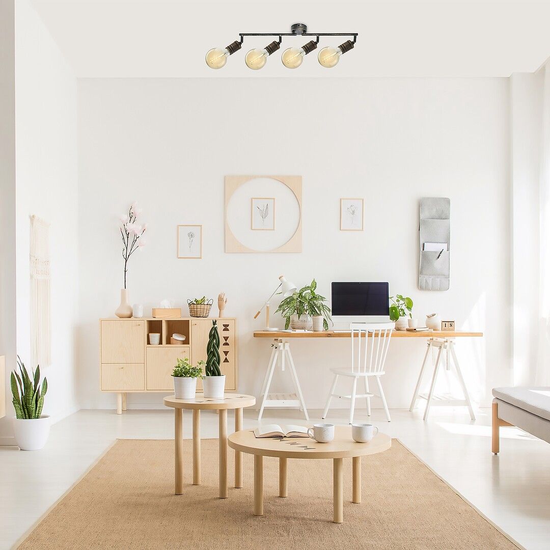 Rabalux Fidel lampa podsufitowa 4x25W złoto antyczne 3217