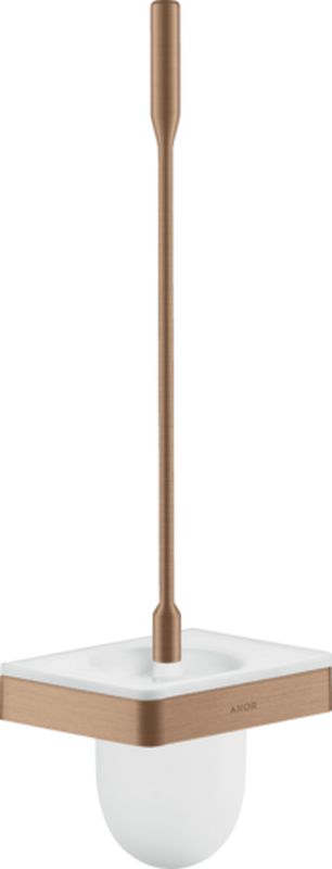 Axor Universal Softsquare szczotka toaletowa ścienna czerwone złoto szczotkowane 42835310