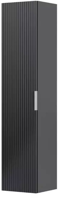 Oristo Etna szafka 35x32x160 cm boczna wisząca czarna OR52-SB1D-35-8R