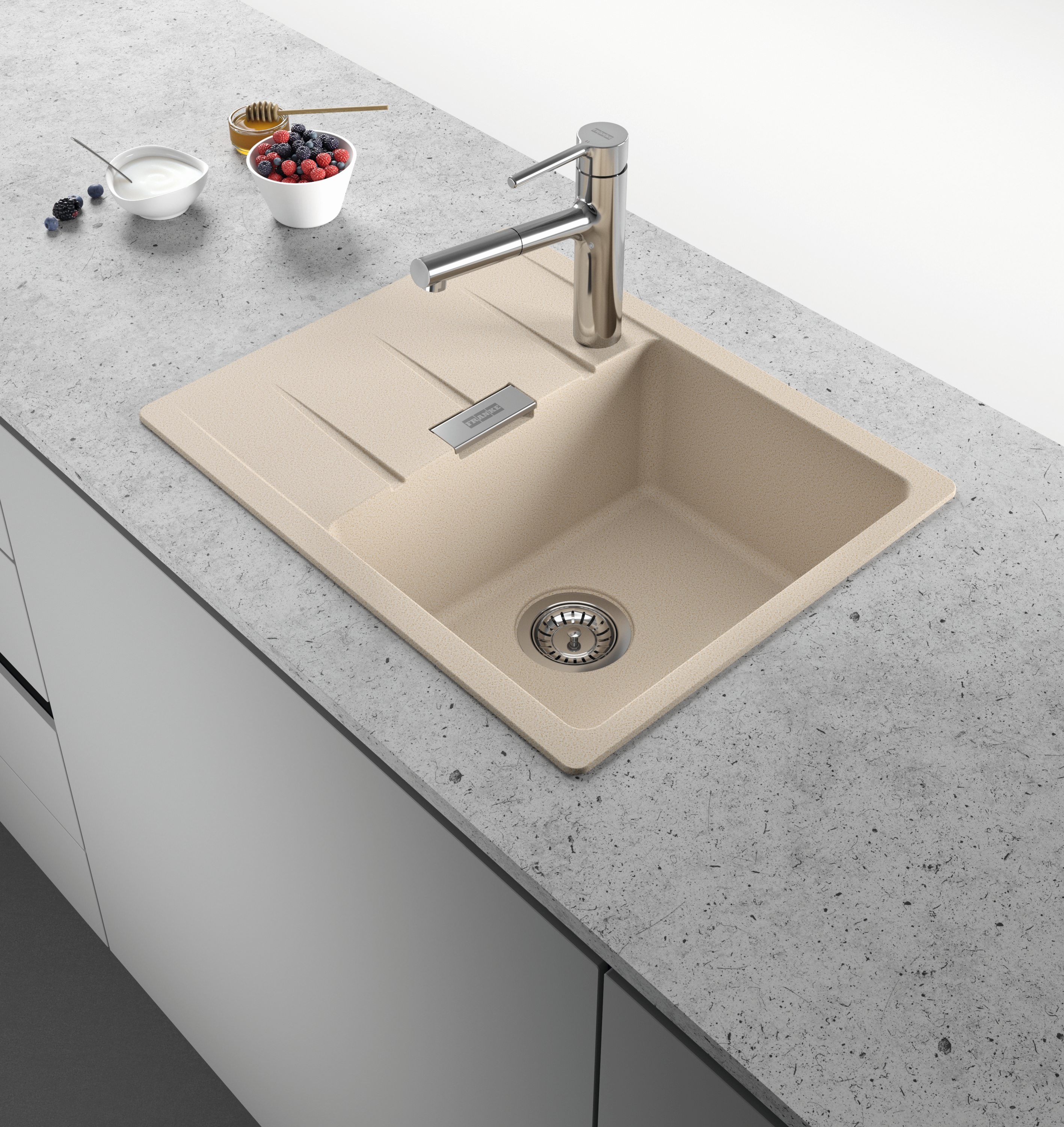 Franke Centro CNG 611-62 GSC zlewozmywak 62x50 cm Fragranite beżowy 114.0687.314