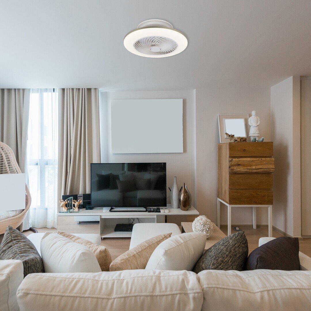 Rabalux Dalfon plafon 1x36W LED z wentylatorem biały 6710