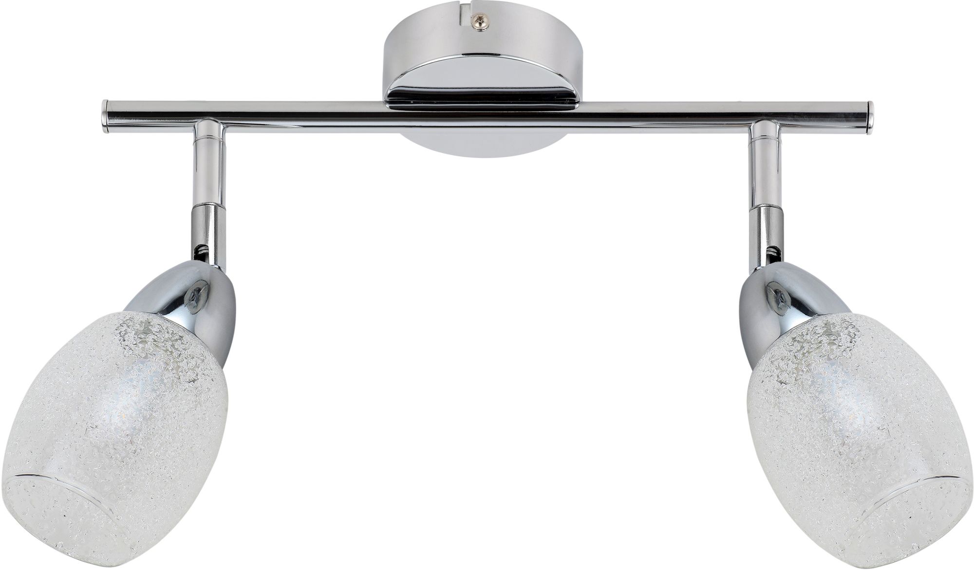 Candellux Rico lampa podsufitowa 2x6W LED chrom/przezroczysty 92-67579