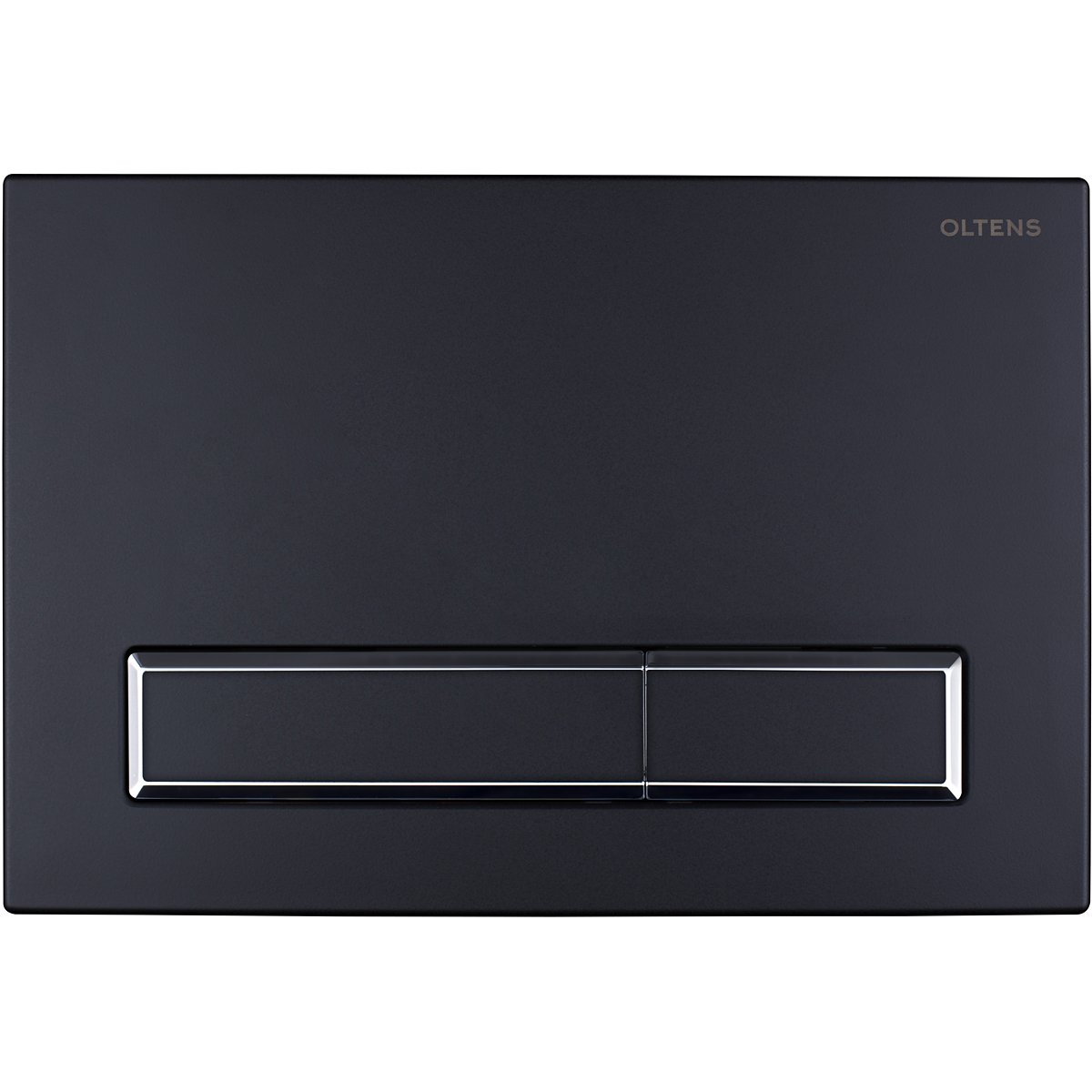 Oltens Torne przycisk spłukujący do WC czarny mat/chrom/czarny mat 57101300 - Wysyłka w 24h
