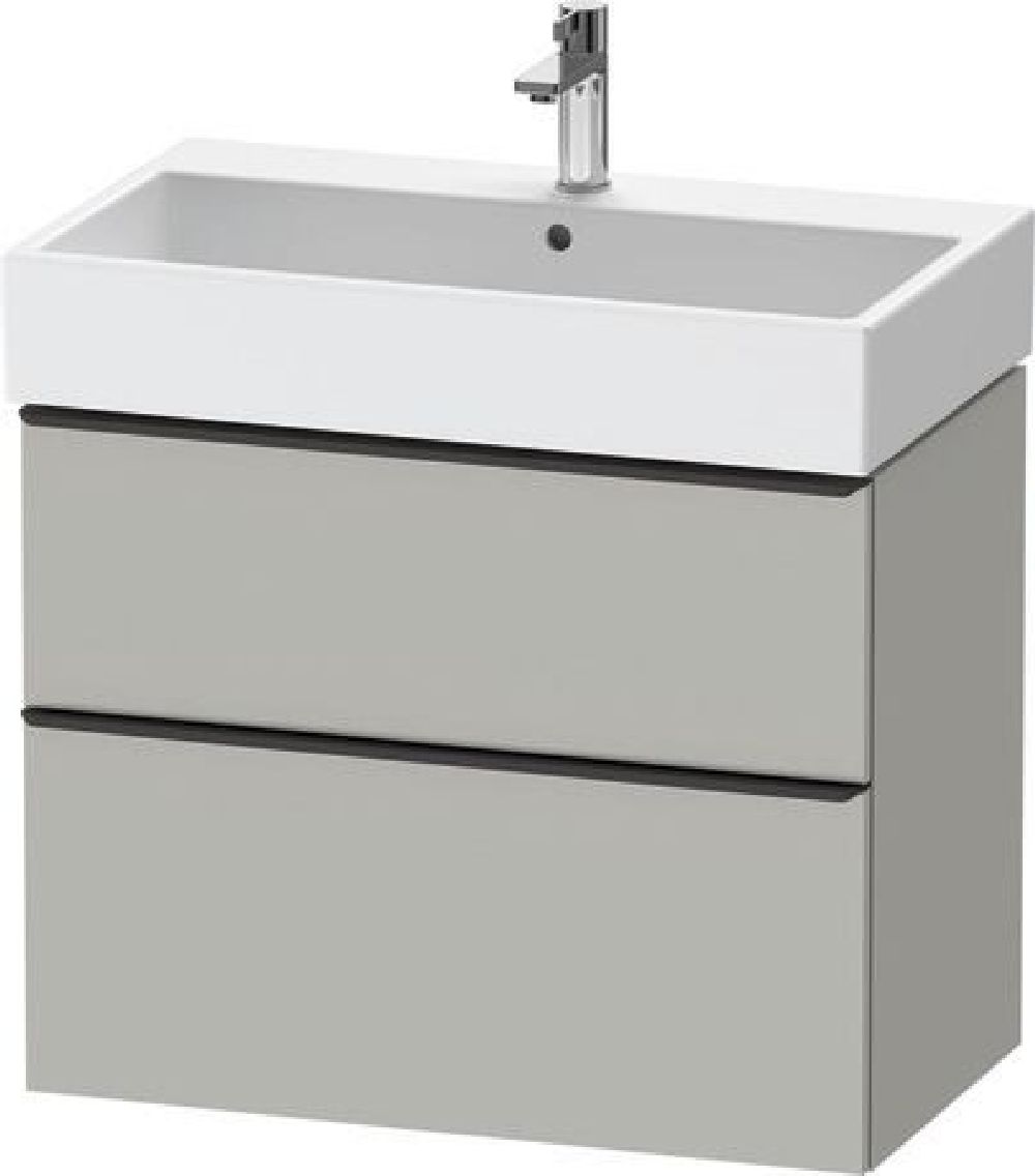 Duravit D-Neo szafka 78,4x44,2x62,5 cm podumywalkowa wisząca szary mat beton DE4373004070000