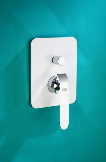 Art Platino Emira bateria wannowo-prysznicowa podtynkowa biały/chrom EMI-BPD.220BC