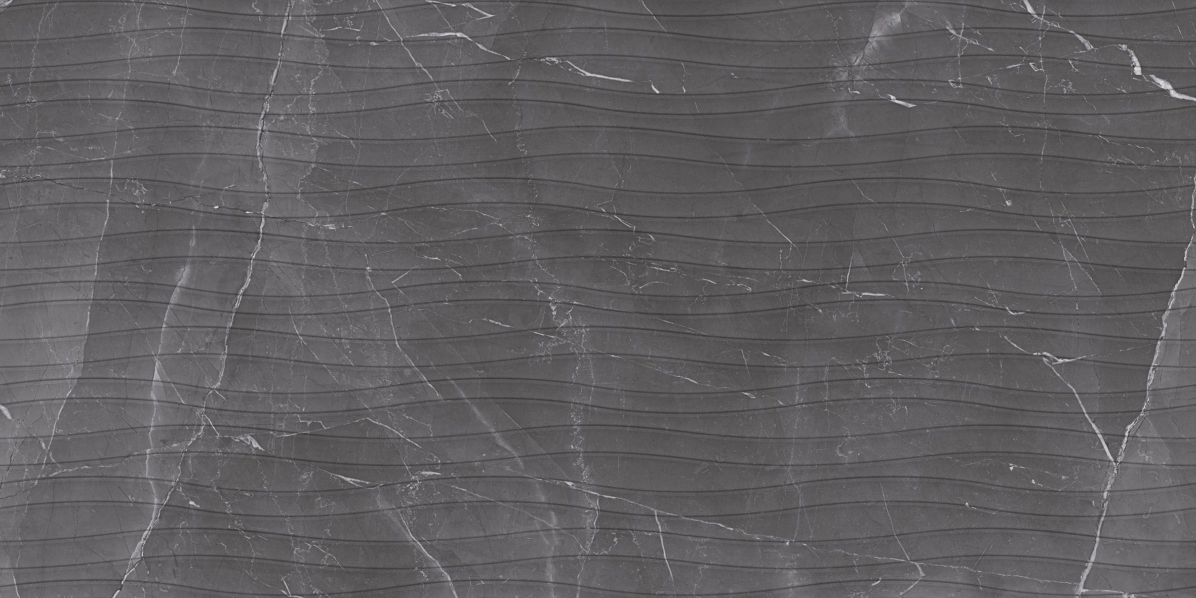 Euroceramic Milano płytka ścienna 60x30 cm STR grafit połysk