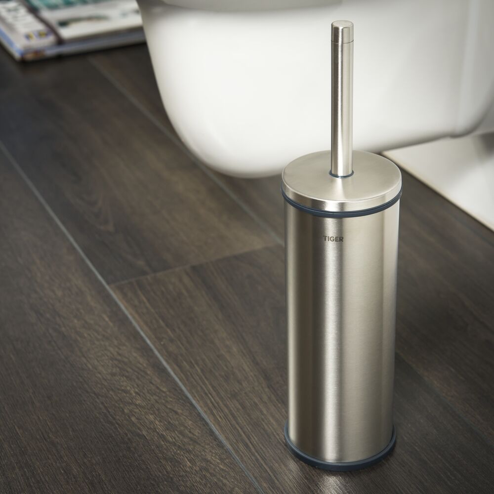 Tiger Boston szczotka toaletowa stojąca stal szczotkowana 307430946