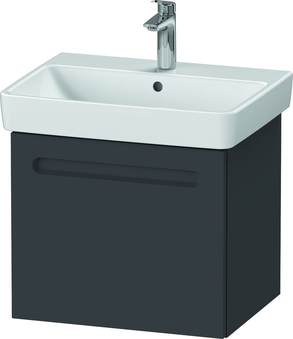 Duravit No.1 szafka 54 cm podumywalkowa wisząca grafit mat N14281049490000