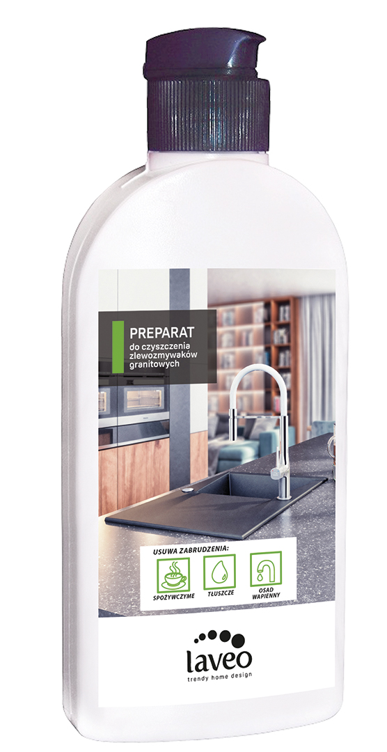 Laveo środek czyszczący do zlewozmywaków granitowych 250 ml (0,25 l) OKT020T - Wysyłka w 24h
