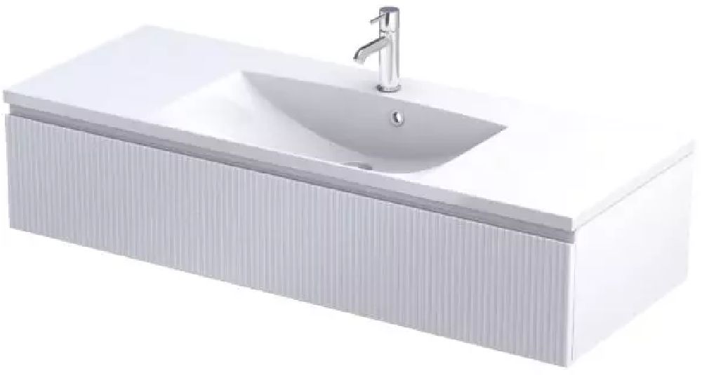 Oristo Brylant szafka 120 cm podumywalkowa wisząca biały mat OR36-SD1S-120-2R