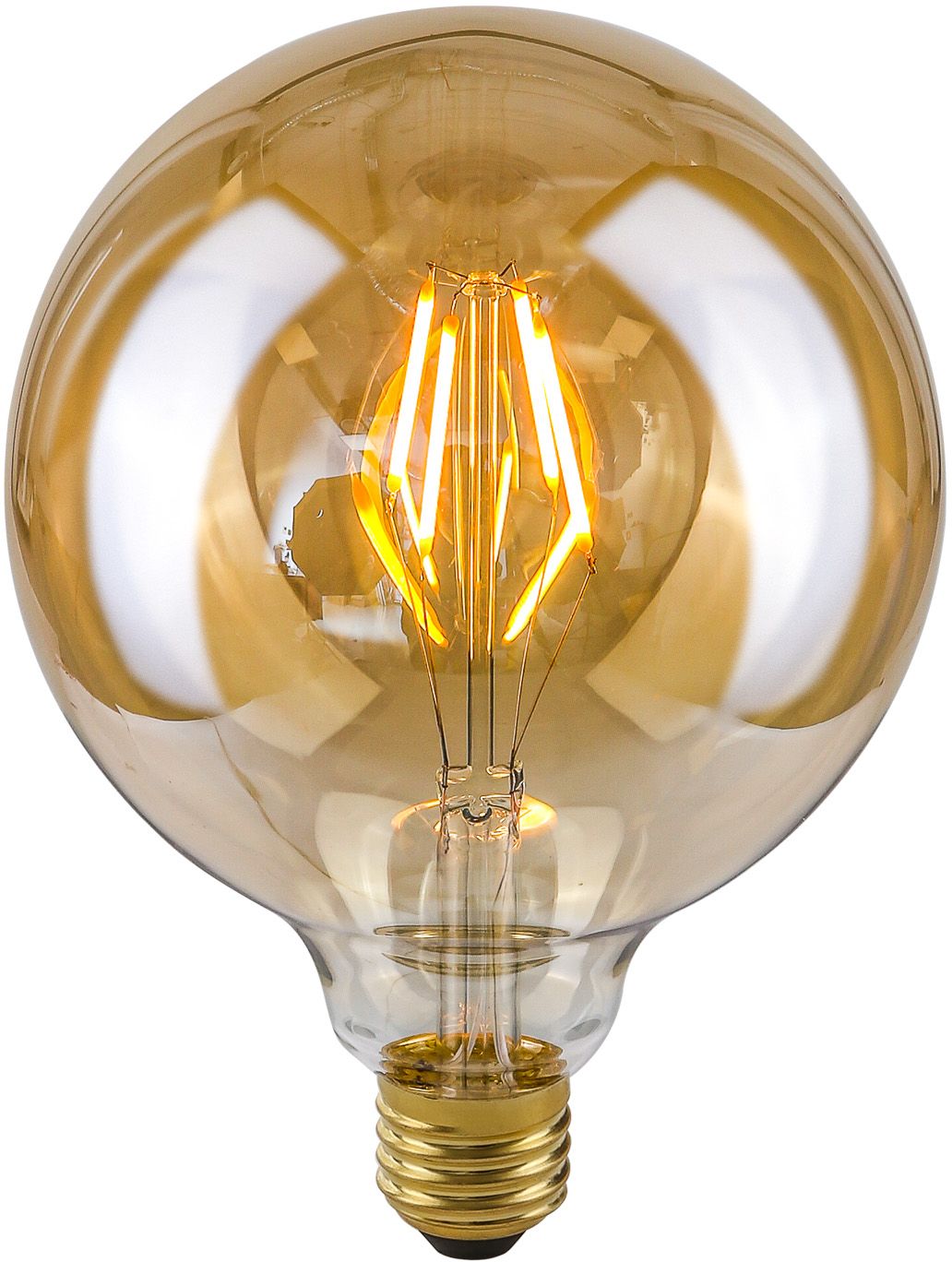 Italux Amber żarówka LED 1x4 W 2200 K E27 LDS-G125-A G125