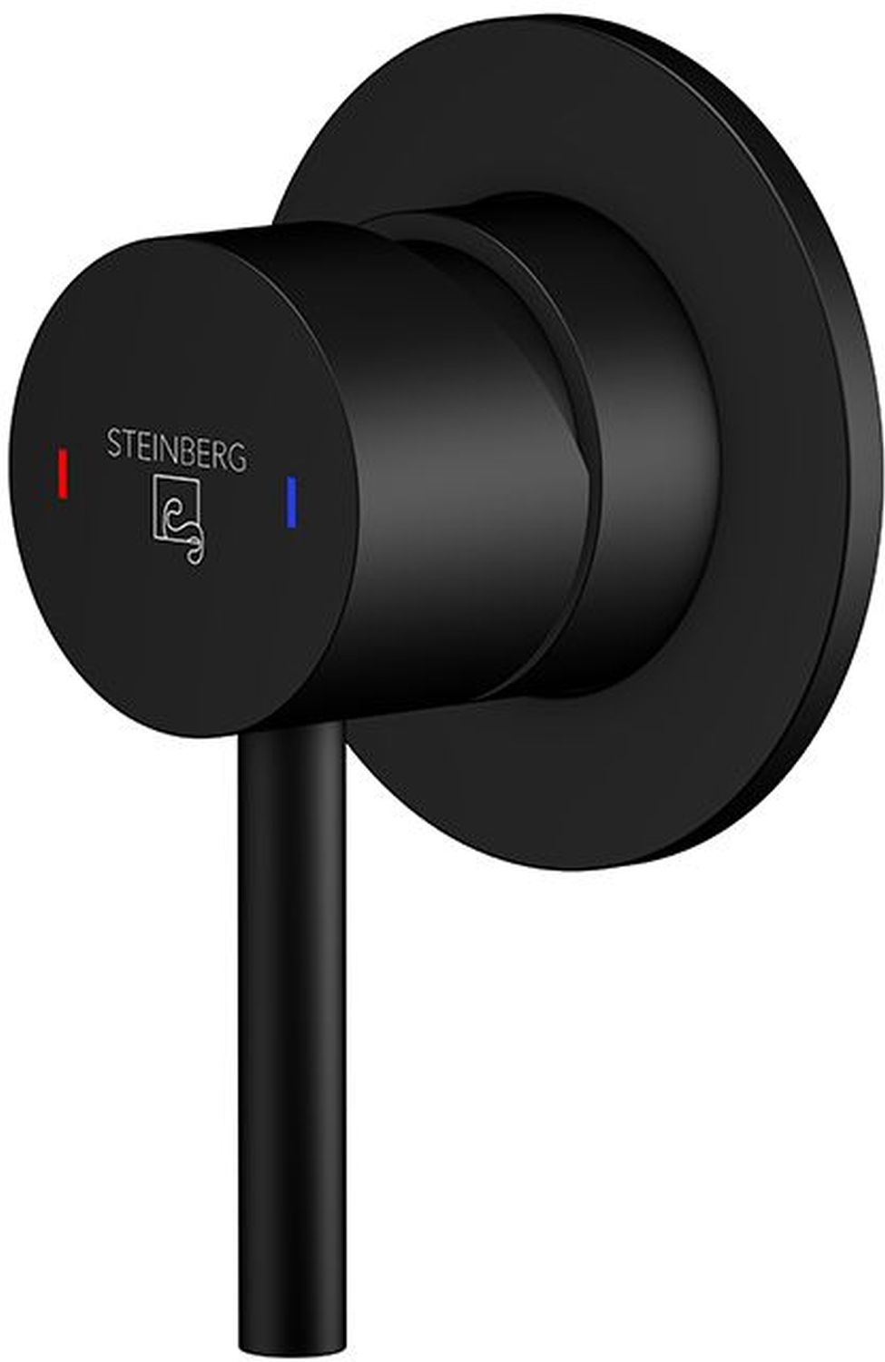 Steinberg 100 bateria prysznicowa podtynkowa czarny mat 1002250S