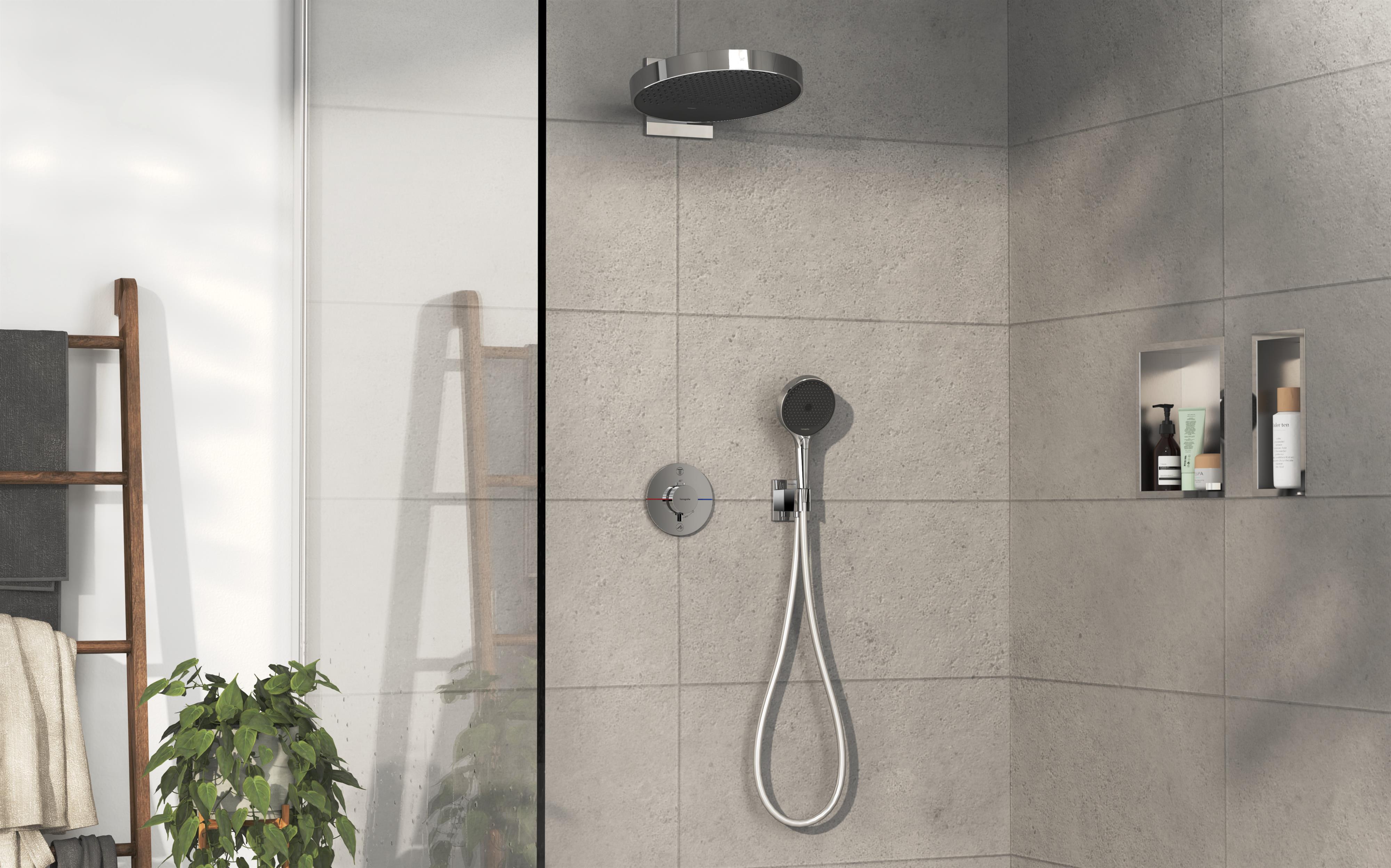 Hansgrohe ShowerSelect Comfort S bateria wannowo-prysznicowa podtynkowa termostatyczna chrom 15554000 - Wysyłka w 24h