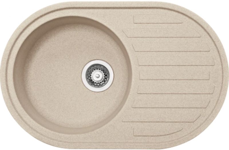 Franke Pamira zlewozmywak granitowy 77x50 cm beżowy 114.0676.330