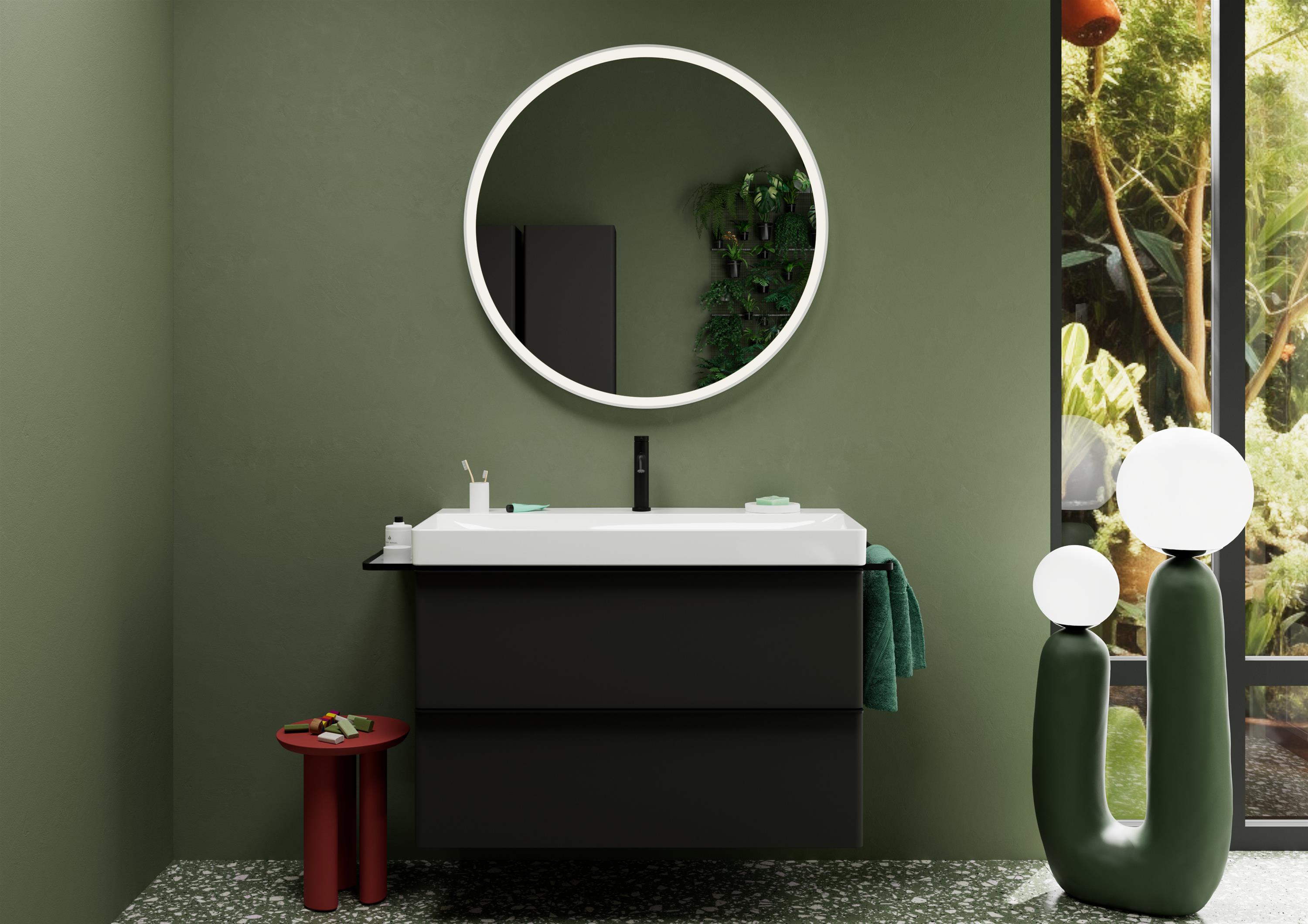 Hansgrohe Xarita S lustro z oświetleniem LED 90 cm czujnik podczerwieni biały mat 54990700