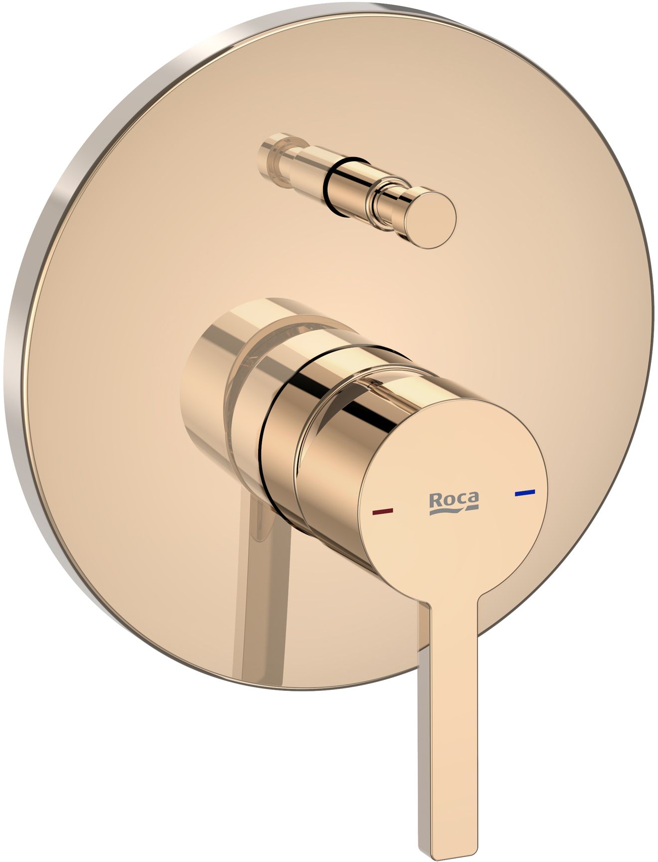 Roca Naia Rose Gold bateria wannowo-prysznicowa podtynkowa A5A0B96RG0