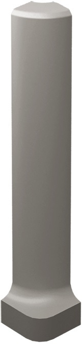 Paradyż Bazo profil 3x10 cm zewnętrzny monokolor szary mat