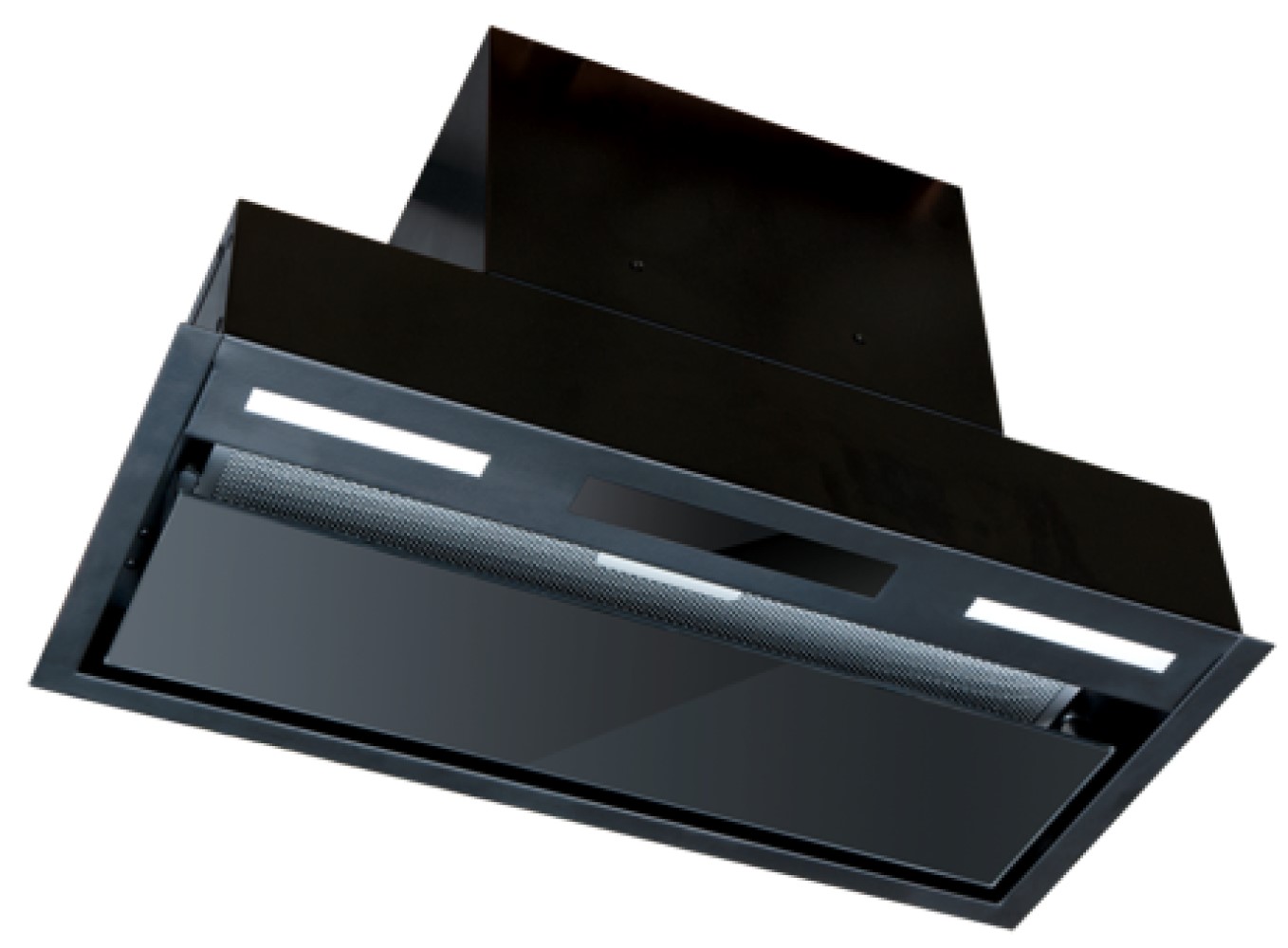 Berg E-motion okap kuchenny 60 cm podszafkowy czarny EMOTION60BK