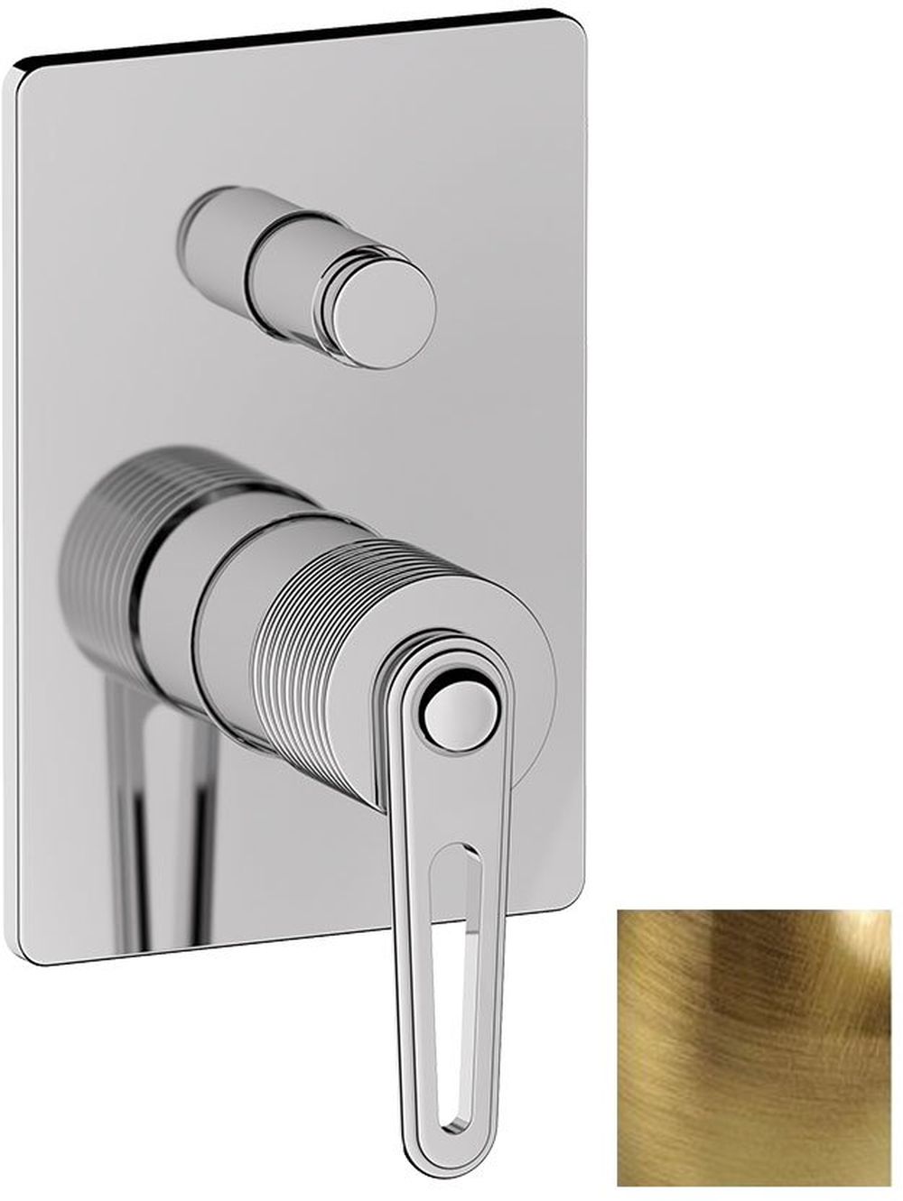 Sapho Bebe bateria wannowo-prysznicowa podtynkowa brąz BB042/18