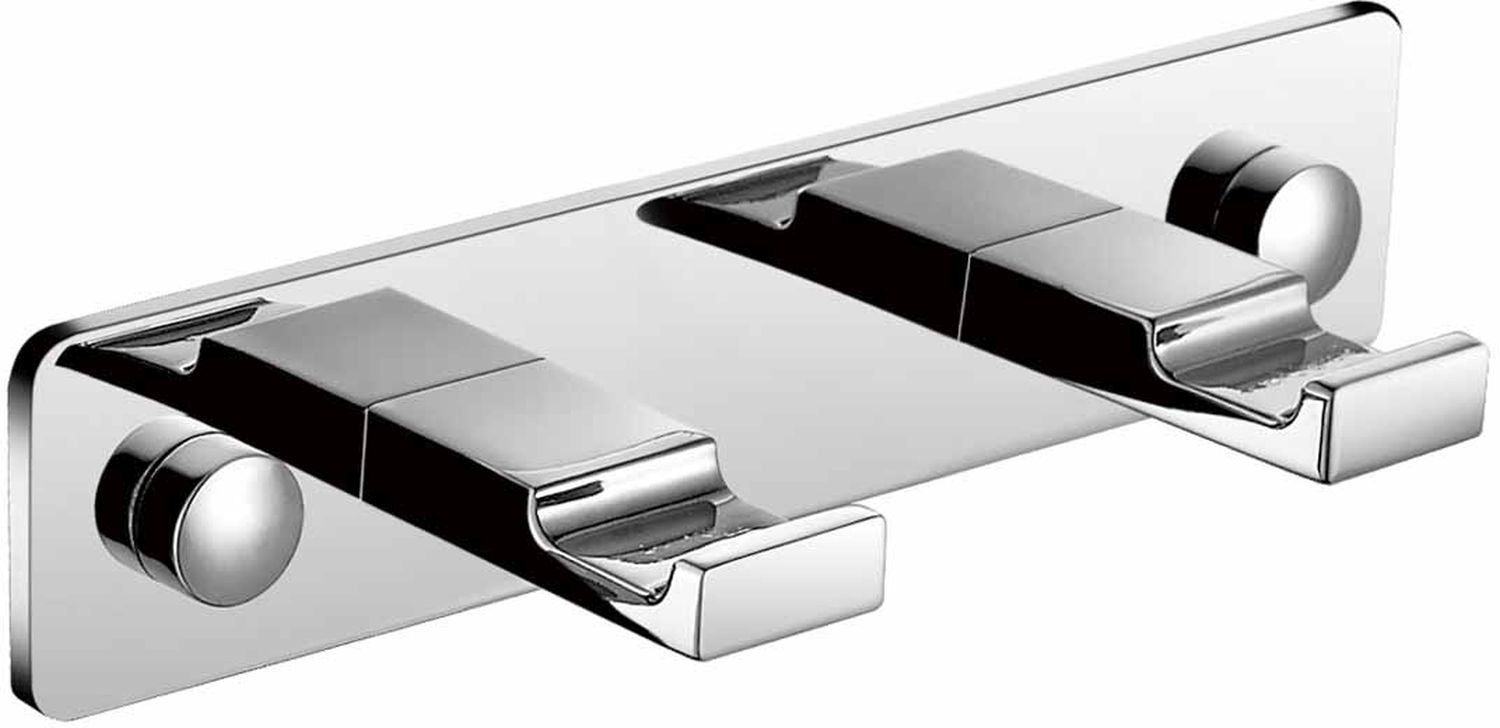 Stella wieszak na ręczniki 2-hakowy chrom 18.062