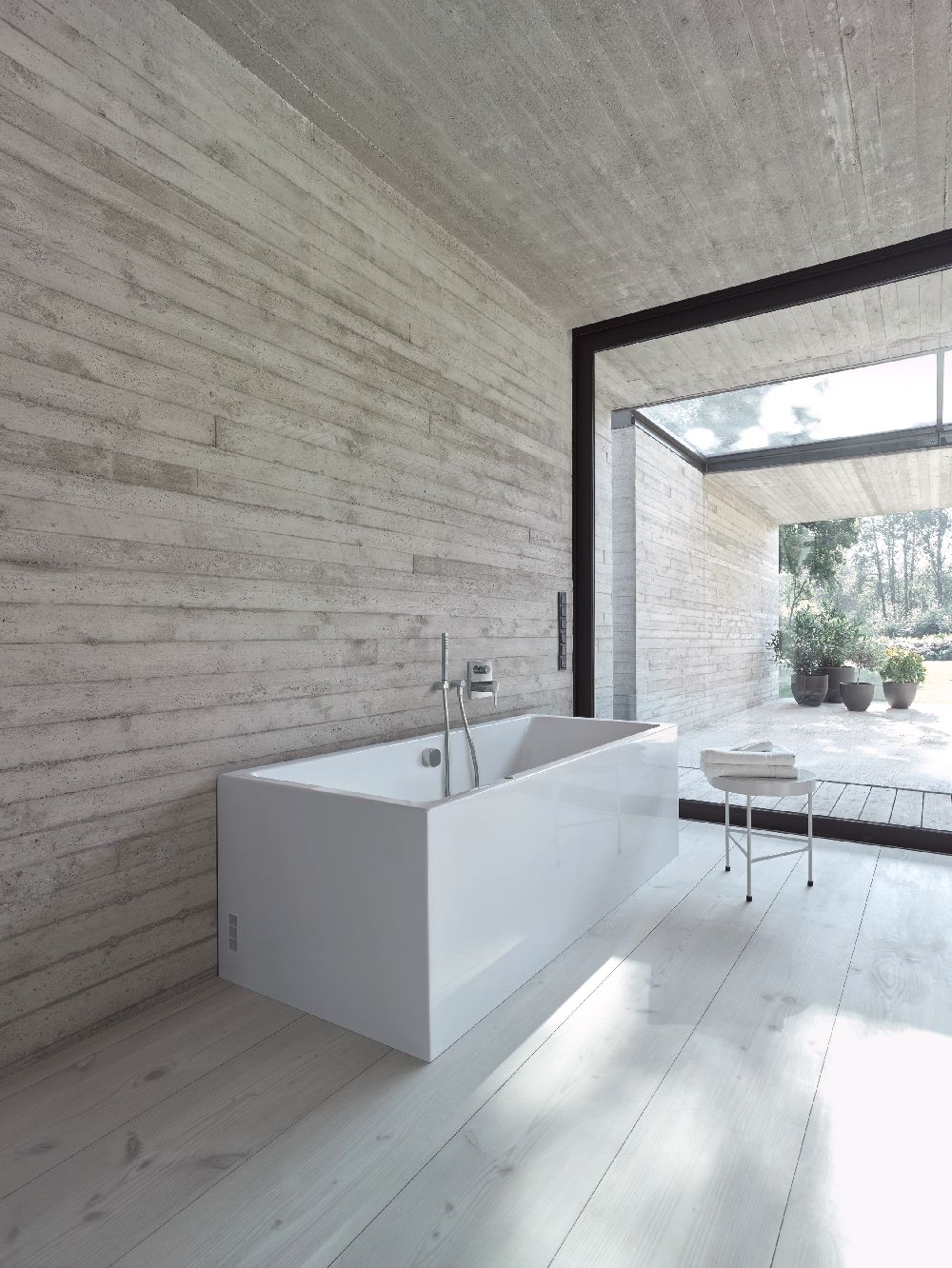 Duravit C.1 bateria wannowo-prysznicowa podtynkowa chrom C15210017010