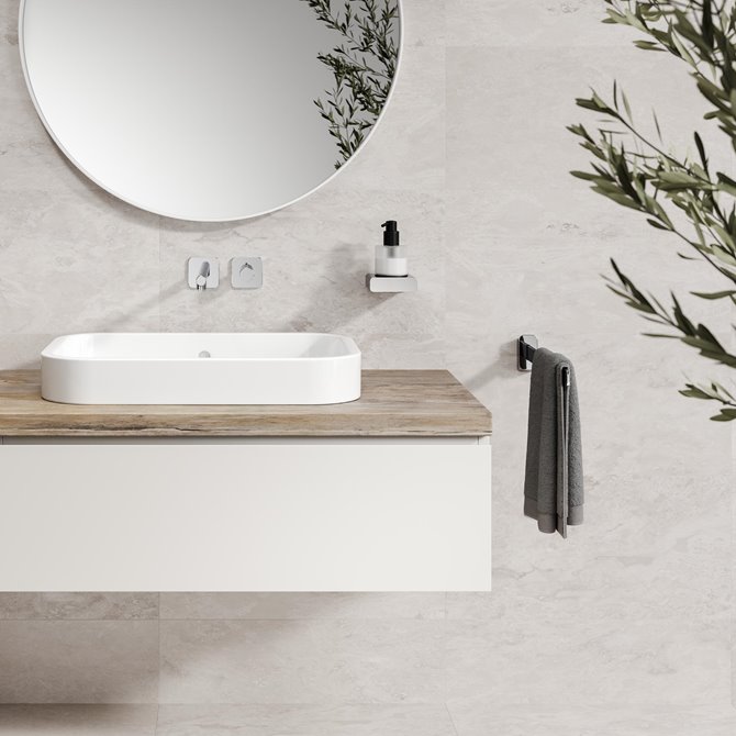 Geesa Shift wieszak na ręcznik 1-ramienny chrom 919919-02