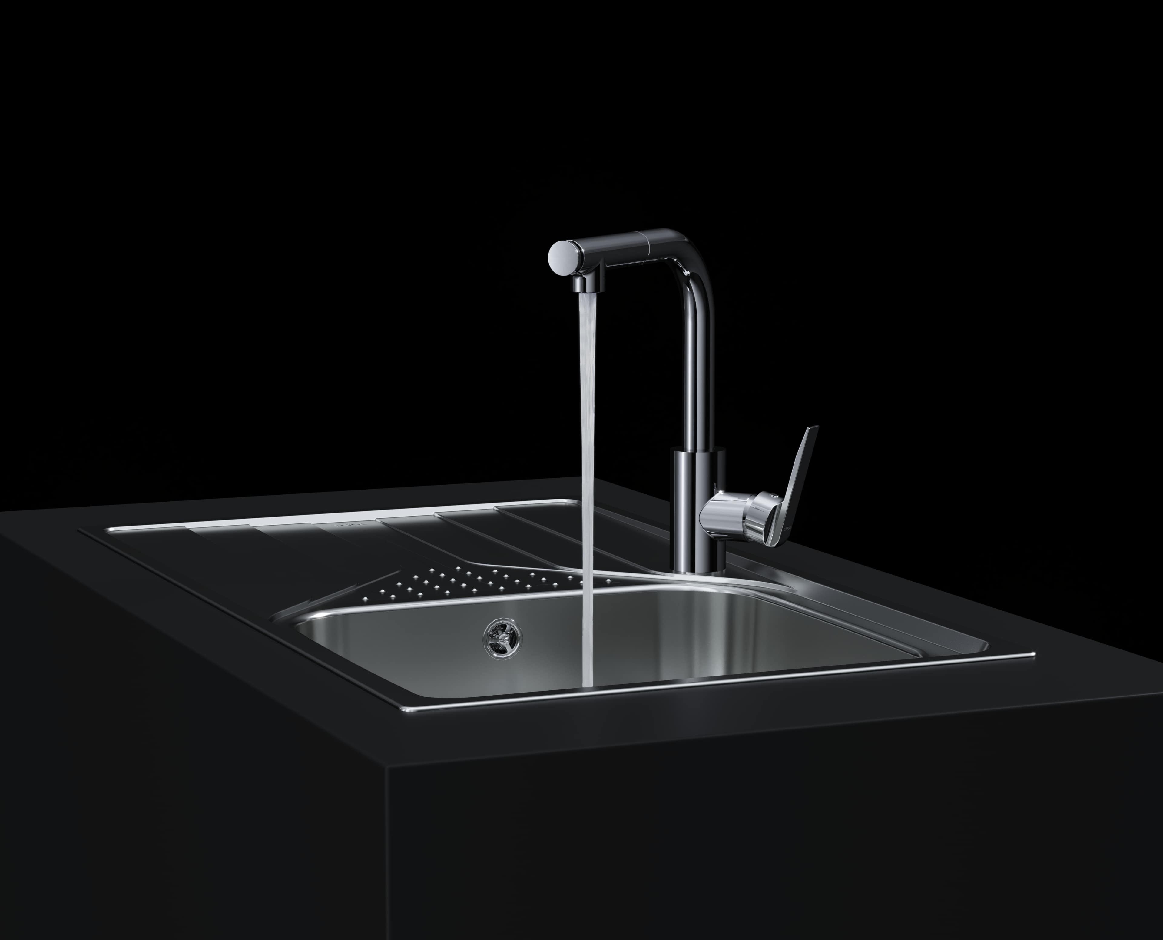 Teka IN bateria kuchenna stojąca chrom 116020010 - Wysyłka w 24h