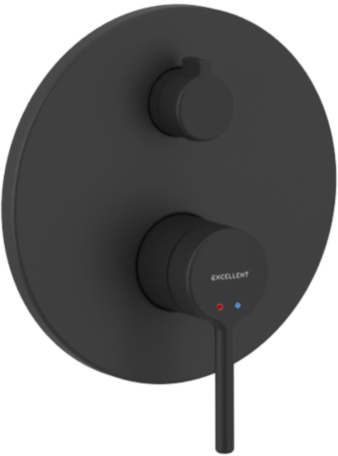 Excellent Pi bateria wannowo-prysznicowa podtynkowa czarny mat AREX.1245BL