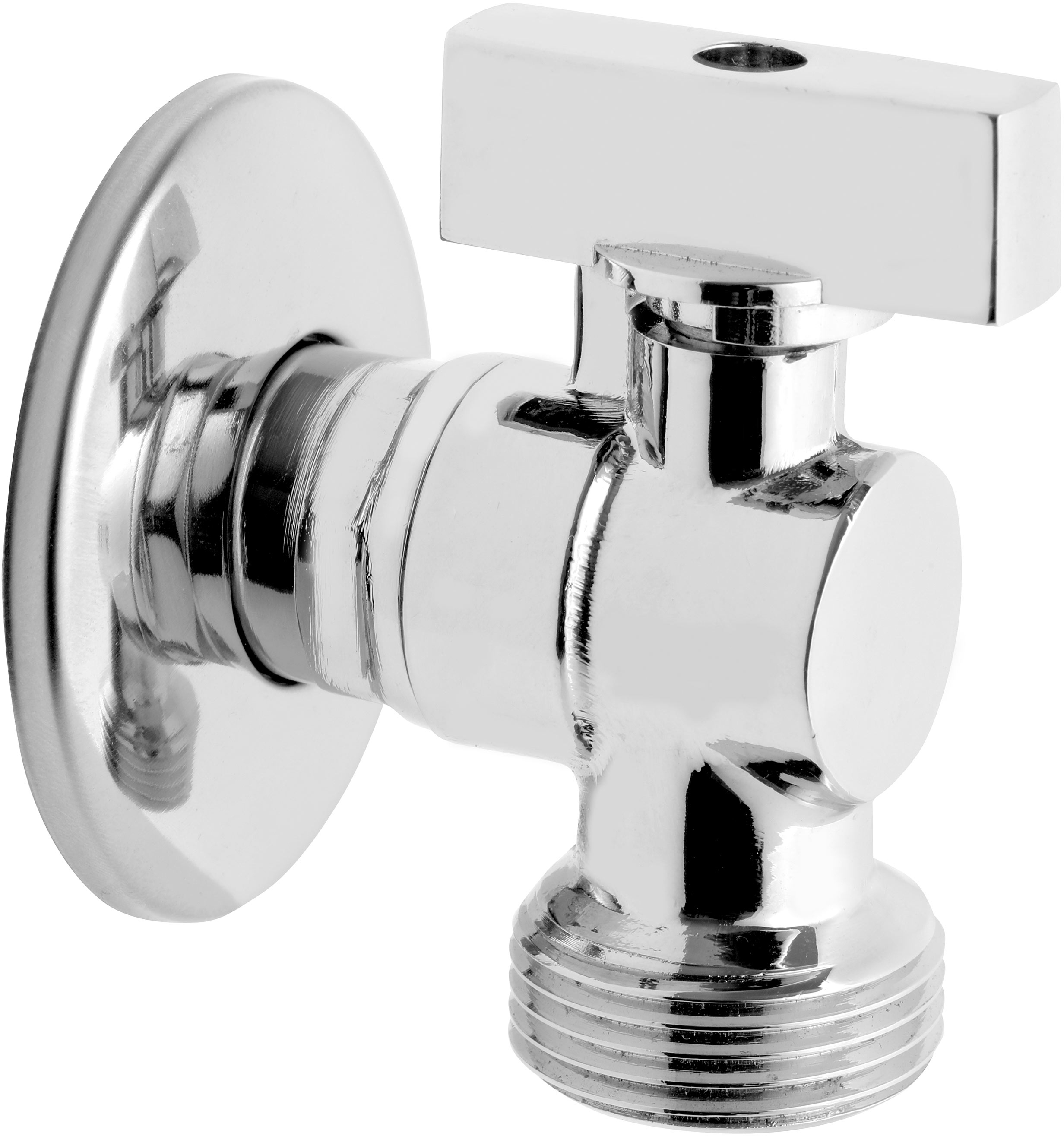 Ferro zawór kulowy z metalowym uchwytem chrom CF3016