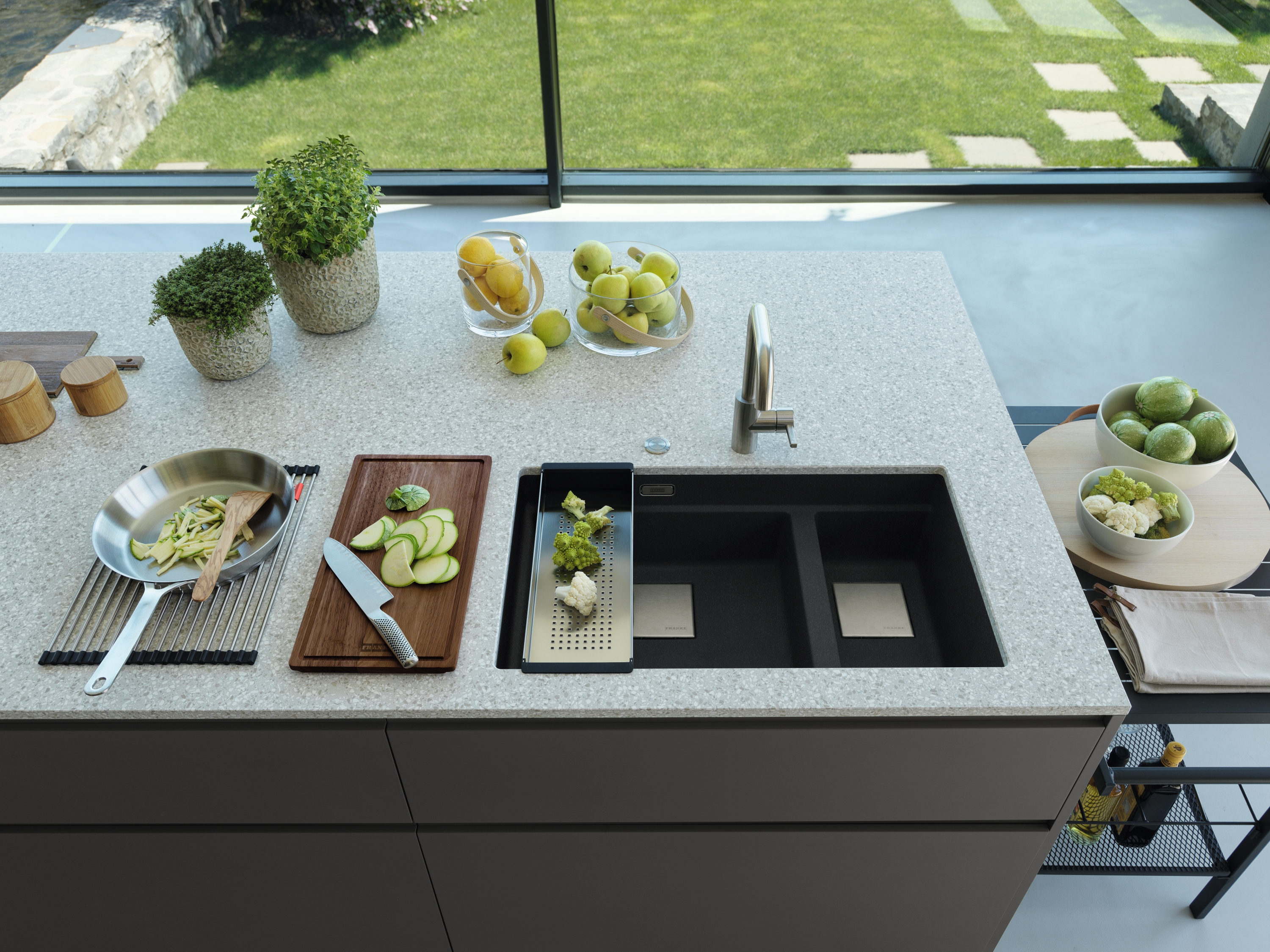 Franke Kanon KNG 120 zlewozmywak 76x46 cm Fragranite onyx 125.0528.636 - Wysyłka w 24h