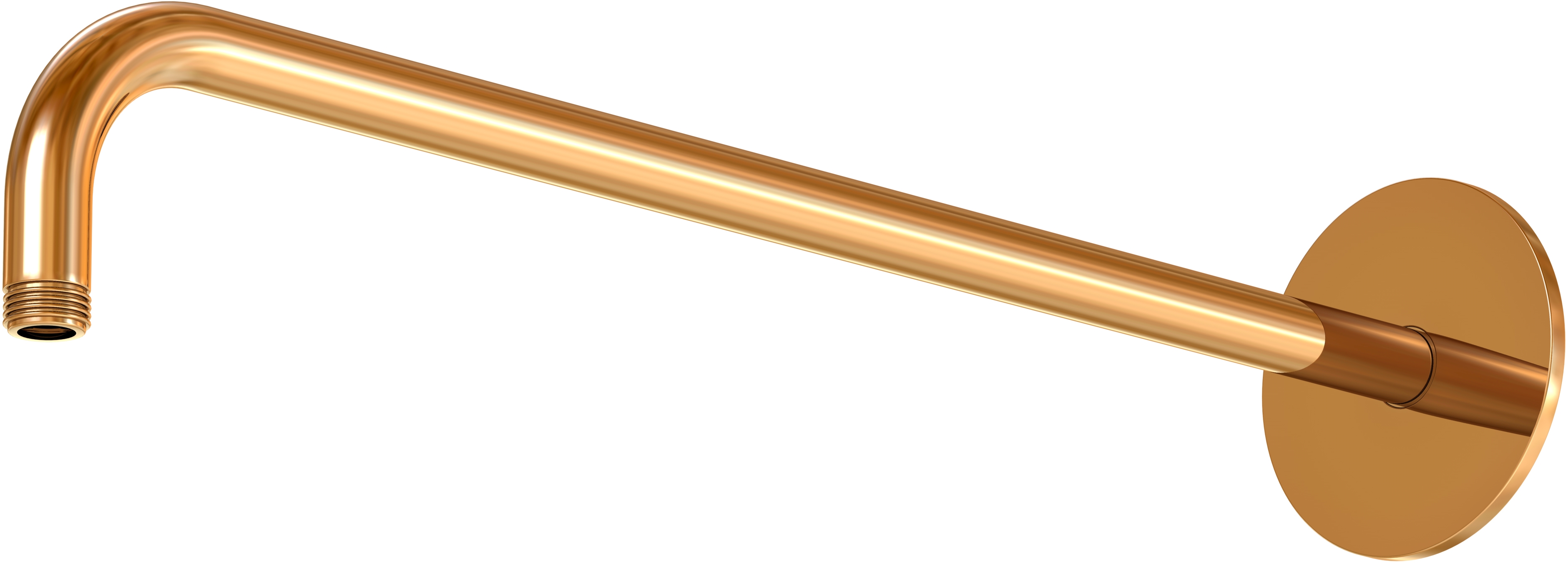 Steinberg 100 ramię prysznicowe 45 cm ścienne różowe złoto 1007910RG