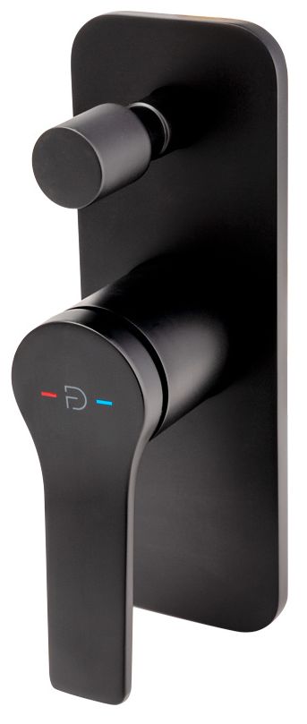 FDesign Seppia bateria wannowo-prysznicowa podtynkowa czarny mat FD1-SPA-7P-22 - Wysyłka w 24h